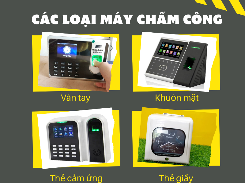 Các loại máy chấm công