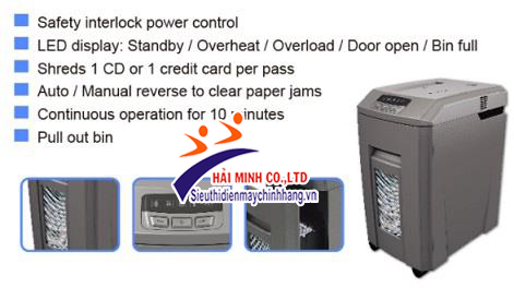 Máy hủy giấy Aurora AS2230CD Máy hủy giấy Aurora AS2230CD